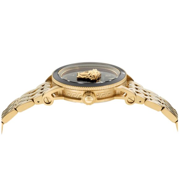 Versace Gold Diamond 43mm Roman Numeral Watch - Picture 4 of 4